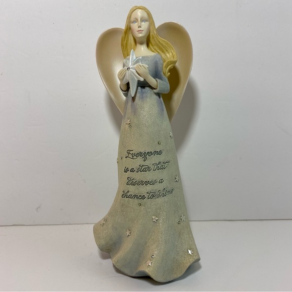 Lenox "Angel of the Stars" Sentiments Angels Figurine With COA - Picture 8 of 17